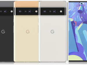 google pixel 6 pro all colors 3D मॉडल