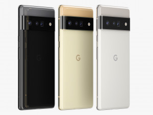 google pixel 6 pro all colors 3D मॉडल