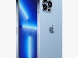 apple iphone 13 pro max sierra blue 3D Model
