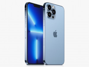 apple iphone 13 pro max sierra blue Modelo 3D