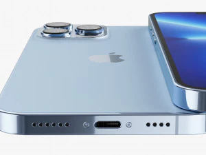 apple iphone 13 pro max sierra blue 3D Model