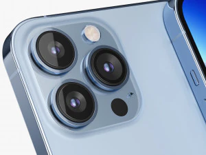 apple iphone 13 pro max sierra blue 3D Model