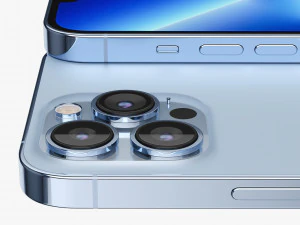 apple iphone 13 pro max sierra blue 3D Model