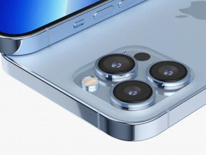 apple iphone 13 pro max sierra blue 3D Model