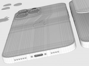 apple iphone 13 pro max sierra blue Modelo 3D