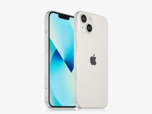 apple iphone 13 starlight 3D Model