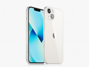 apple iphone 13 starlight 3D Model