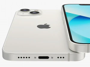 apple iphone 13 starlight 3D Model