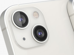 apple iphone 13 starlight 3D Model
