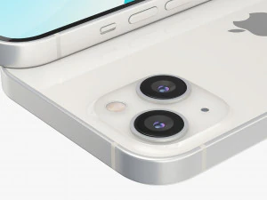 apple iphone 13 starlight 3D Model