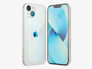 apple iphone 13 starlight 3D Model