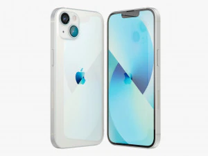 apple iphone 13 starlight 3D Model