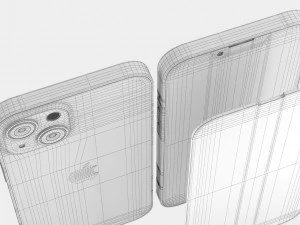 apple iphone 13 starlight 3D Model