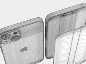 apple iphone 13 starlight 3D Model