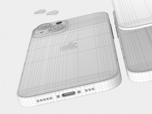 apple iphone 13 starlight 3D Model