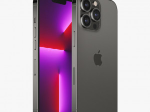 apple iphone 13 pro graphite 3D मॉडल