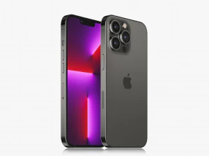 apple iphone 13 pro graphite 3D Model