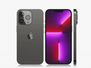 apple iphone 13 pro graphite 3D Model