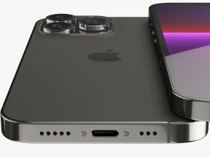 apple iphone 13 pro graphite 3D Model