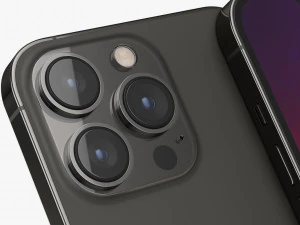 apple iphone 13 pro graphite 3D Model