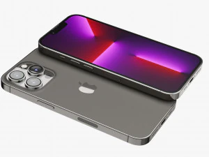 apple iphone 13 pro graphite 3D Model
