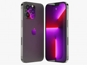 apple iphone 13 pro graphite 3D Model