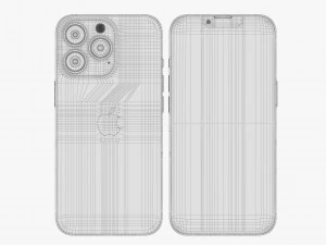 apple iphone 13 pro graphite 3D Model