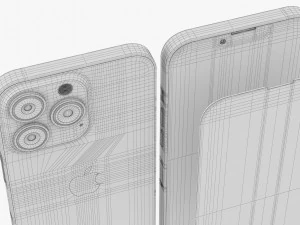 apple iphone 13 pro graphite 3D Model