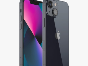 apple iphone 13 mini midnight Modelo 3D