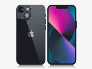 apple iphone 13 mini midnight Modelo 3D