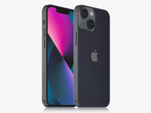 apple iphone 13 mini midnight Modelo 3D
