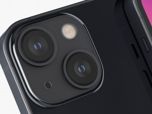 apple iphone 13 mini midnight Modelo 3D