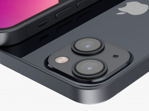 apple iphone 13 mini midnight Modelo 3D