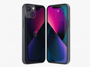 apple iphone 13 mini midnight Modelo 3D