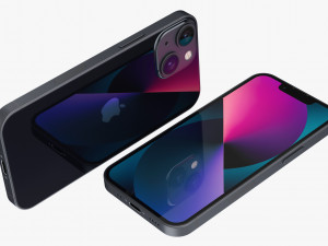 apple iphone 13 mini midnight Modelo 3D