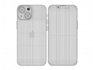 apple iphone 13 mini midnight Modelo 3D