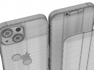 apple iphone 13 mini midnight Modelo 3D