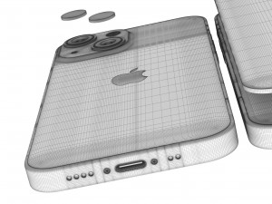 apple iphone 13 mini midnight Modelo 3D