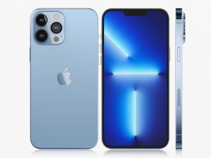 apple iphone 13 mini and 13 and 13 pro and 13 pro max 3D मॉडल