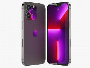 apple iphone 13 mini and 13 and 13 pro and 13 pro max 3D मॉडल
