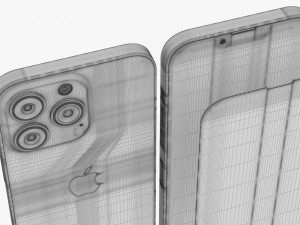 apple iphone 13 mini and 13 and 13 pro and 13 pro max 3D मॉडल