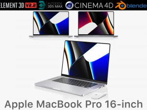 ऐप्पल मैकबुक प्रो 16-इंच 2021 3D मॉडल