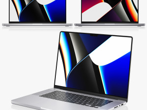 apple macbook pro 16-inch 2021 3D 모델