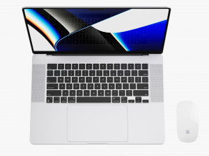 apple macbook pro 16-inch 2021 3D 모델
