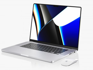apple macbook pro 16-inch 2021 3D 모델