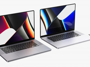 apple macbook pro 16-inch 2021 3D 모델