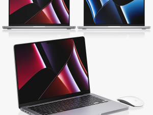 apple macbook pro 14-inch 2021 Model 3D