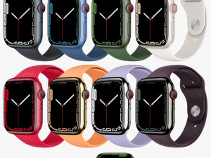 apple watch series 7 all colors 3D Model