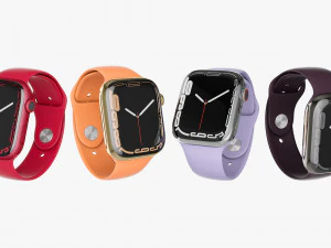 apple watch series 7 all colors 3D Model
