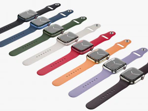 apple watch series 7 all colors 3D Model